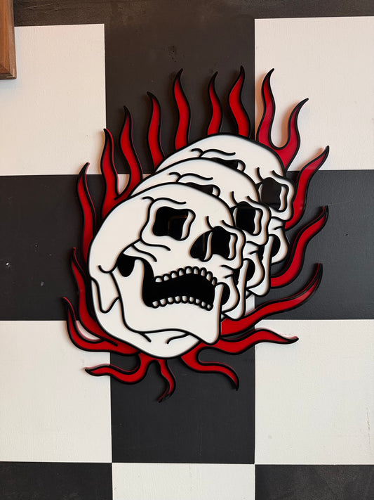 Flamin Skulls