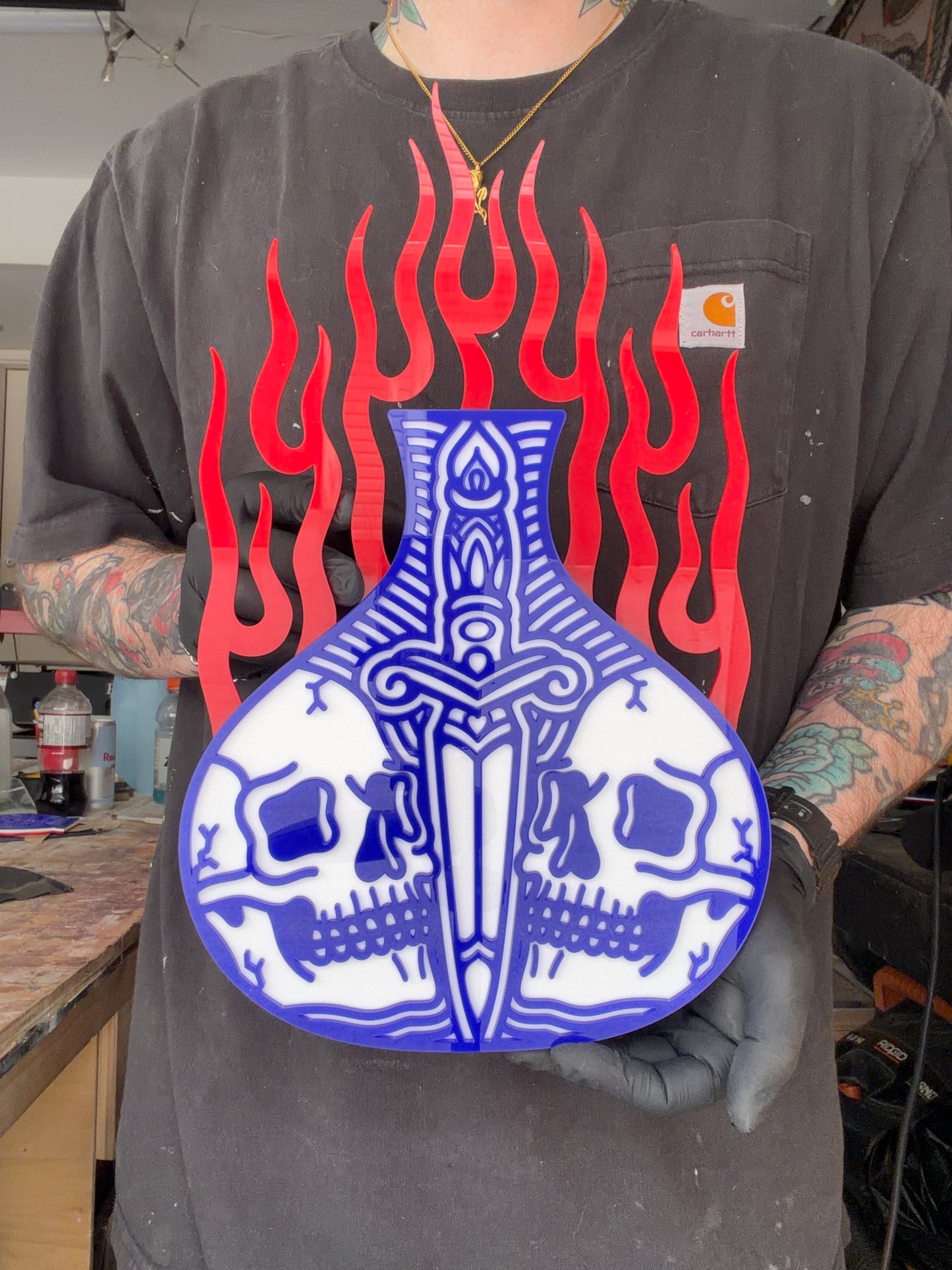 Vase - Skulls