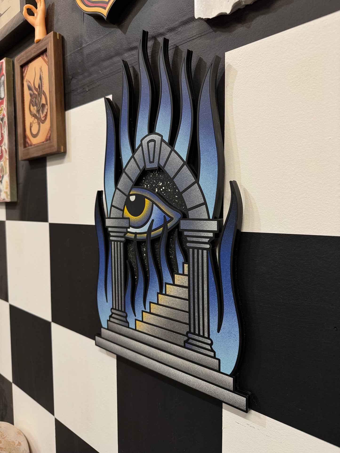 Flames Portal (blue)