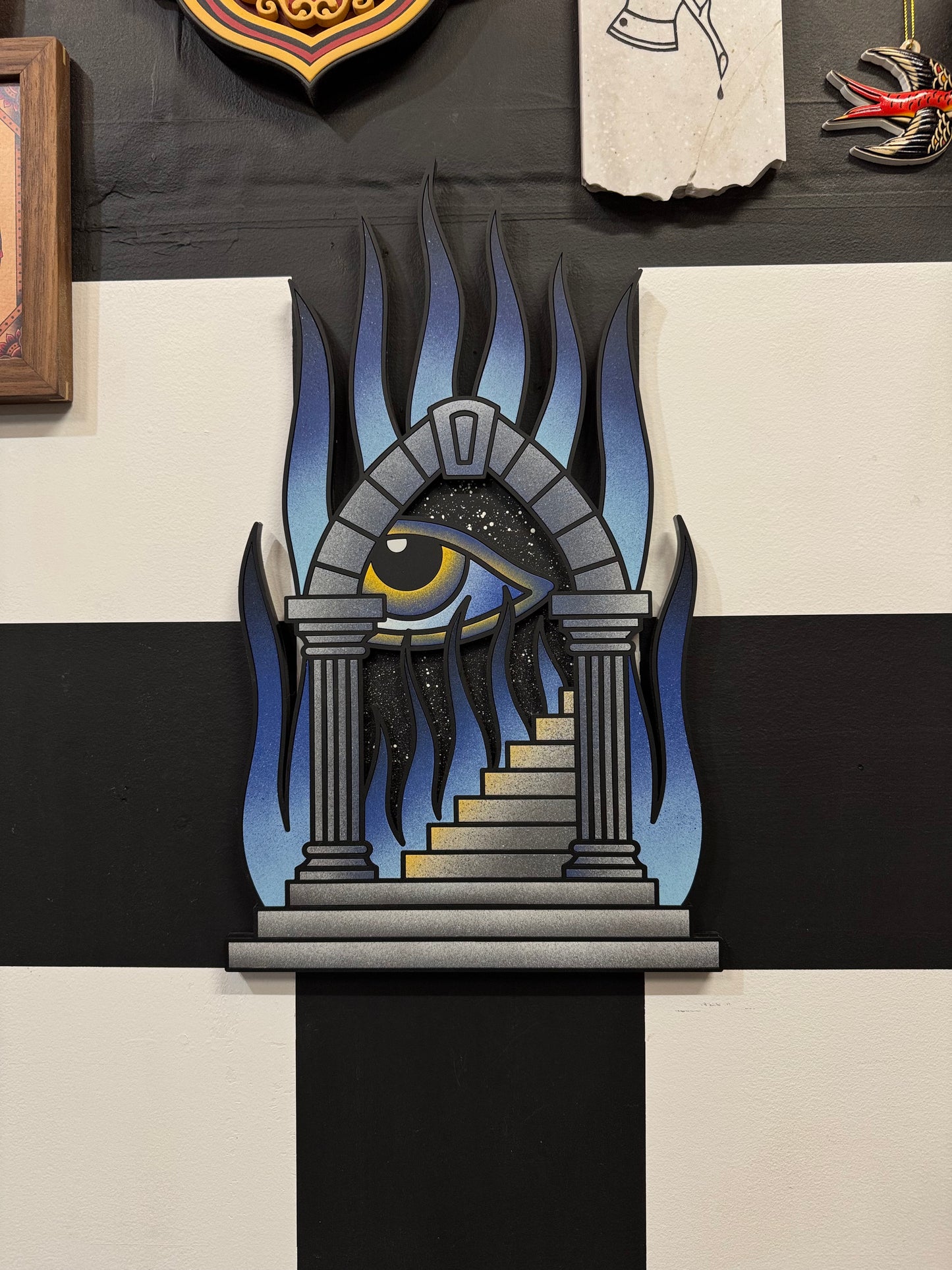 Flames Portal (blue)