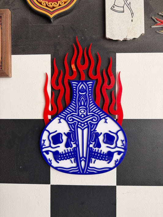 Vase - Skulls