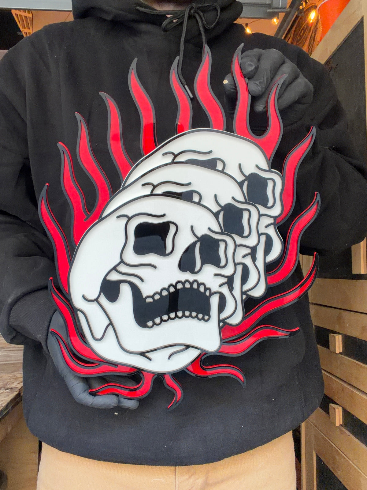Flamin Skulls