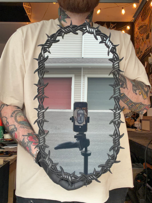Barbed Black Mirror (tall)